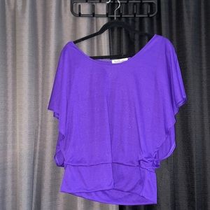 Purple tunic shirt